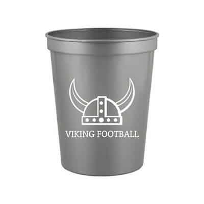 16 oz. customizable plastic stadium cup.