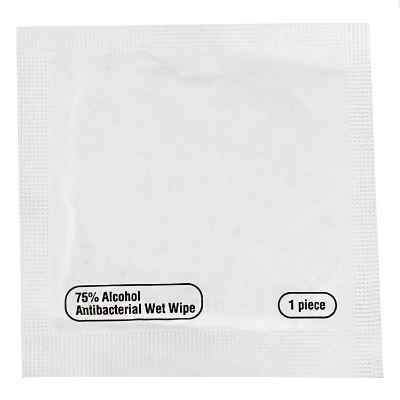 Blank white plastic antibacterial wipe available with low prices.