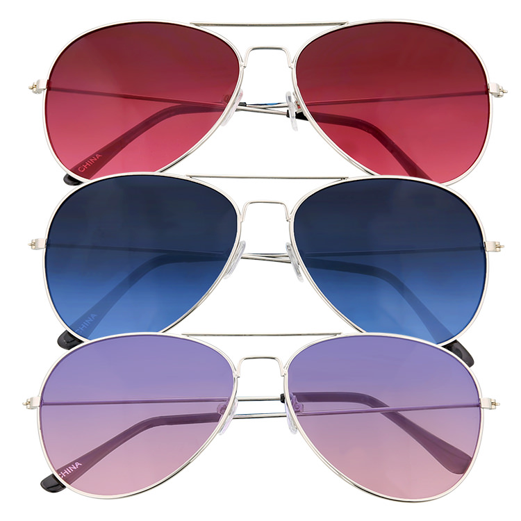 UV400 lenses aviator sunglasses.