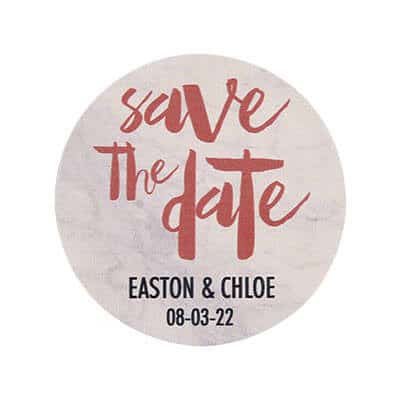 save the date coasters TWCST426R