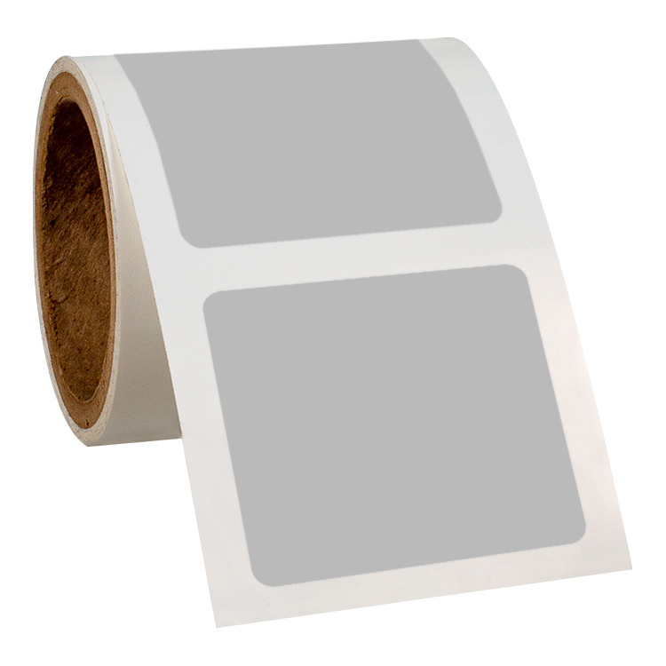 Custom square roll label