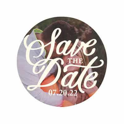 save the date coasters TWCST413R