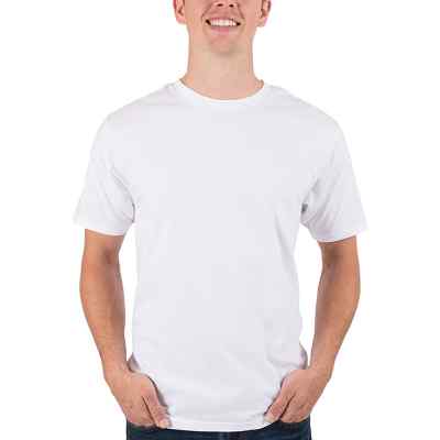 Blank white short sleeve T-Shirt.