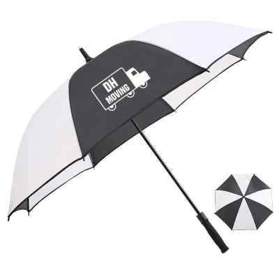 Custom 56" shedrain color accent umbrella.