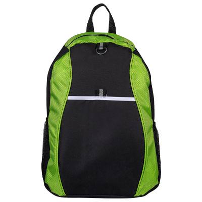Blank green backpack.
