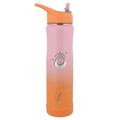Coral sands stainless bottle with engraved imprint.