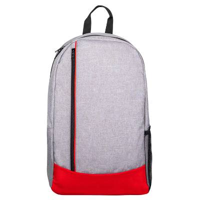 Blank red heathered backpack.