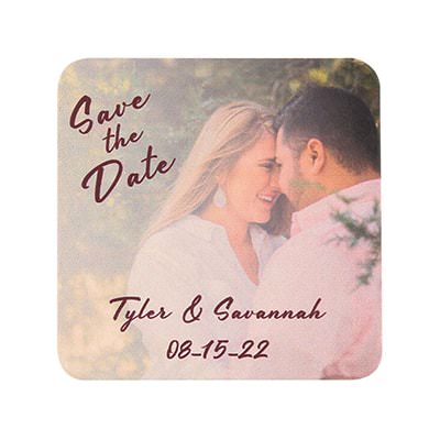 save the date coasters TWCST414
