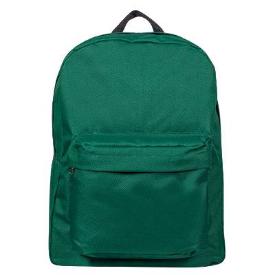 Blank green backpack.