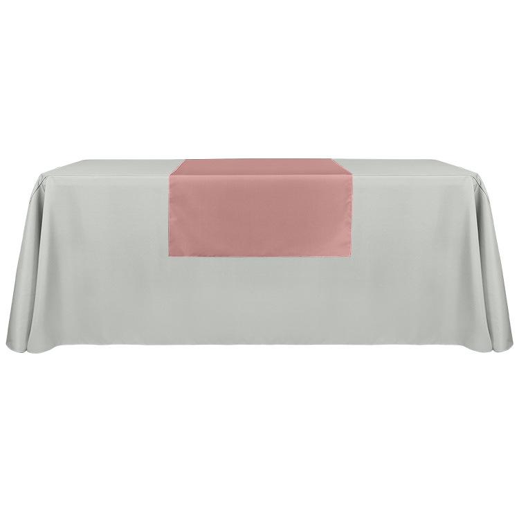 30 inches x 72 inches polyester wedding table runner.