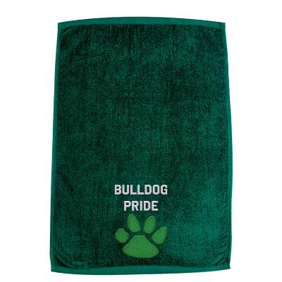 Embroidered clean sports towel