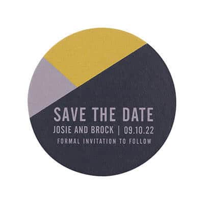 save the date coasters TWCST425R