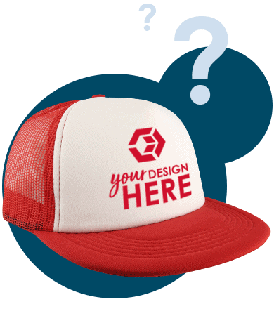 Custom logo trucker hats red trucker hat with red imprint