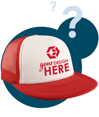 Custom logo trucker hats red trucker hat with red imprint