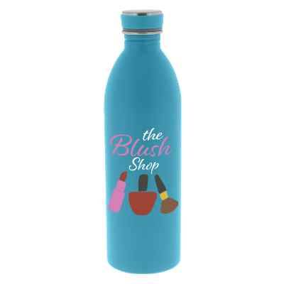 Stainless bottle with full color logo