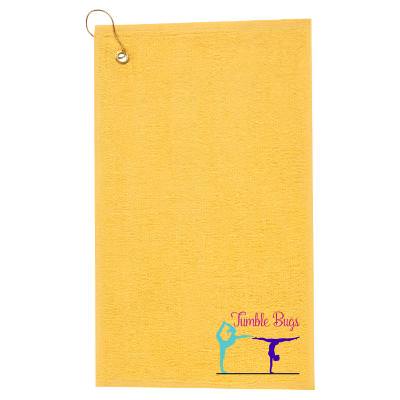 Personalized cotton full color fingertip towel.