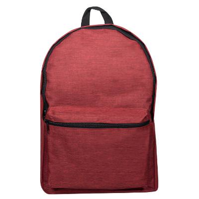 Blank red backpack.