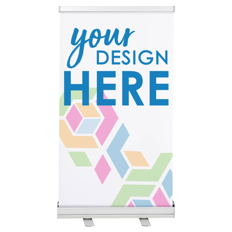 24 inch table top economy vinyl banner stand.