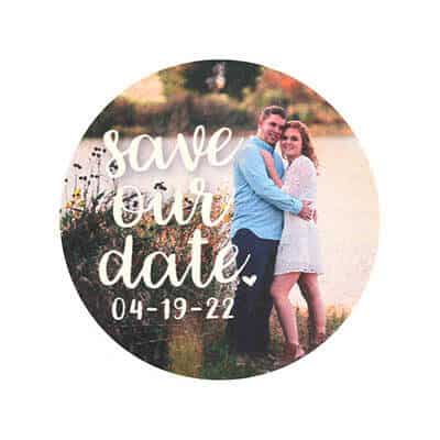 save the date coasters TWCST422R