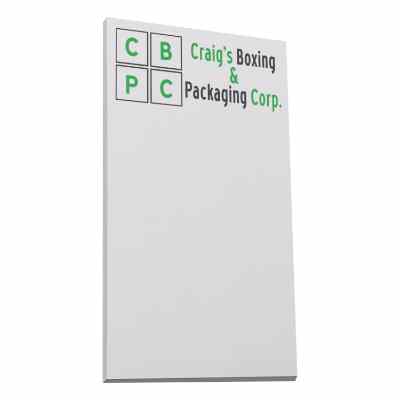 5 x 8-1/2 inch sticky notes with full color imprint. 