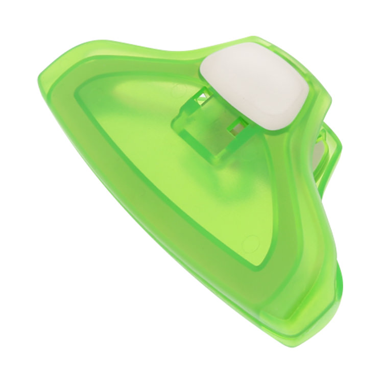Plastic co-molded chip clip blank.