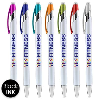 Full-color pen with custom imprint.