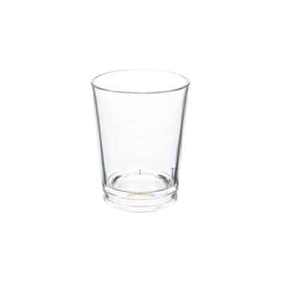 Arcylic clear shot glass blank in 1.25 ounces.