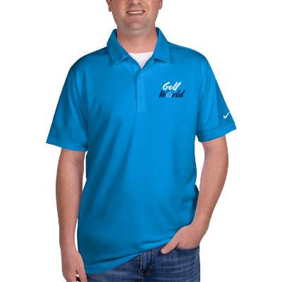 Personalized full color dri-fit pique modern fit polo