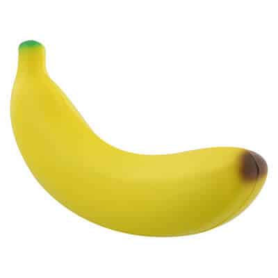 Foam banana stress reliever blank.