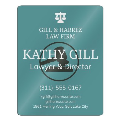 3-1/2 x 4-1/2 inch magnet with full color imprint. 