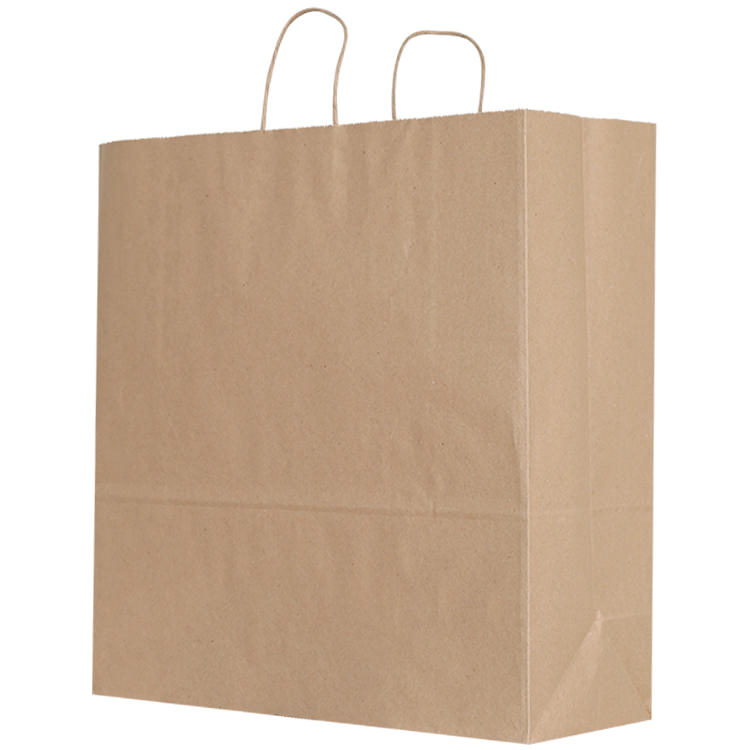 Paper kraft eco recyclable bag.
