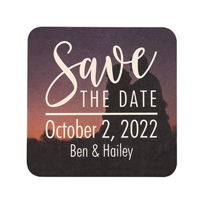 save the date coasters TWCST416