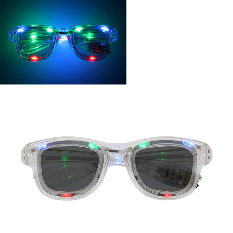 Plastic light up sunglasses.