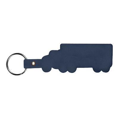 Poly vinyl chloride truck flexible keychain blank.