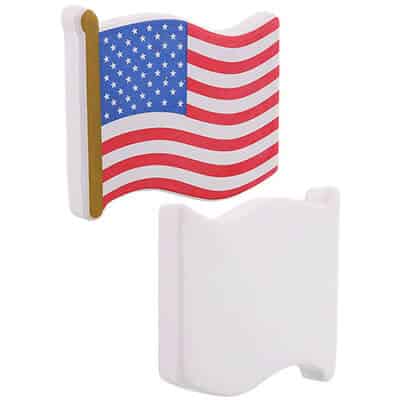 Foam U.S. flag stress reliever blank.