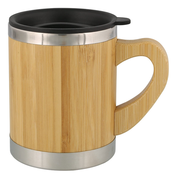 Blank bamboo mug.