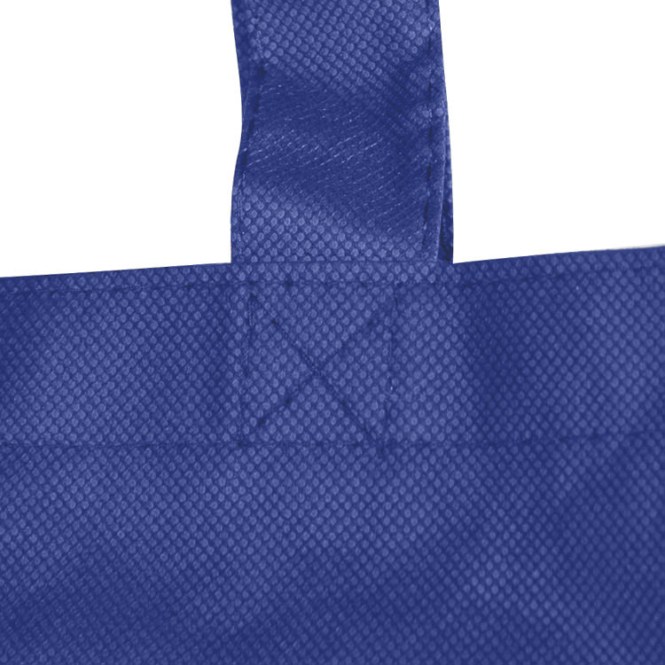 Polypropylene tote bag with 5-1/2 inch gussets and matching bottom insert.
