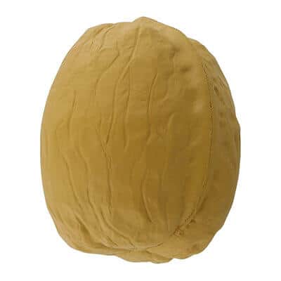Foam walnut stress ball blank.