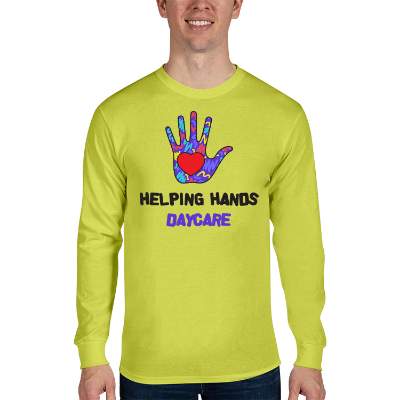 Customized safety long sleeve full color shirt.