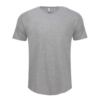 Blank heather grey t-shirt.