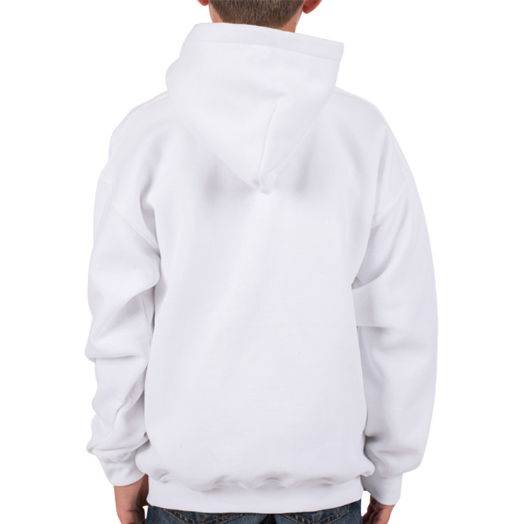 White Youth Hooded Sweatshirt