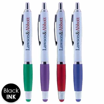 Personalized full-color plastic pen.