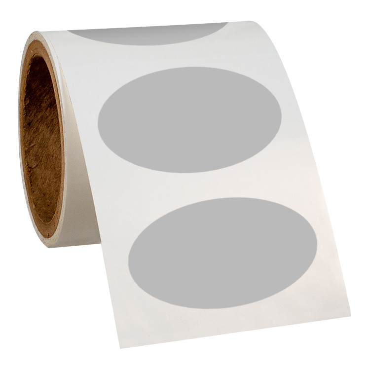 Personalized oval roll label