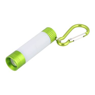 Blank plastic lime green flashlight available in bulk.