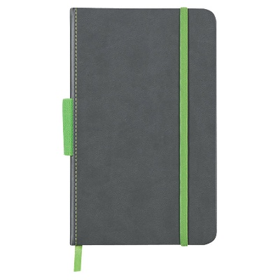 Polyurethane gray and light blue covington journal blank.