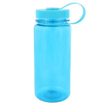 Plastic orange water bottle blank in 21 ounces.