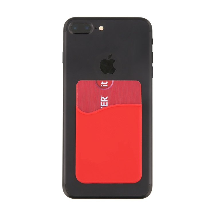 Silicone phone wallet.