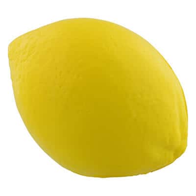 Foam lemon stress ball blank.