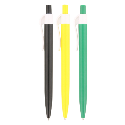 Solid color pen with white trim.