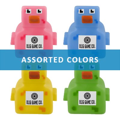 Plastic assorted personalized rubber duck.